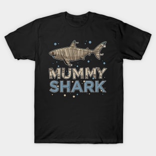 Halloween Mummy Shark Funny Gift Women Men Boys Girls T-Shirt